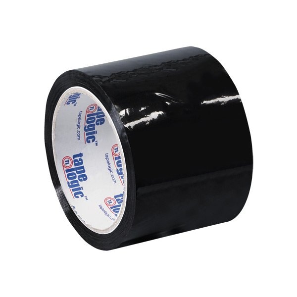 Tape Logic 3'' x 55 yds. Black Tape Logic Carton Sealing Tape, 24PK BUY00021686 - main